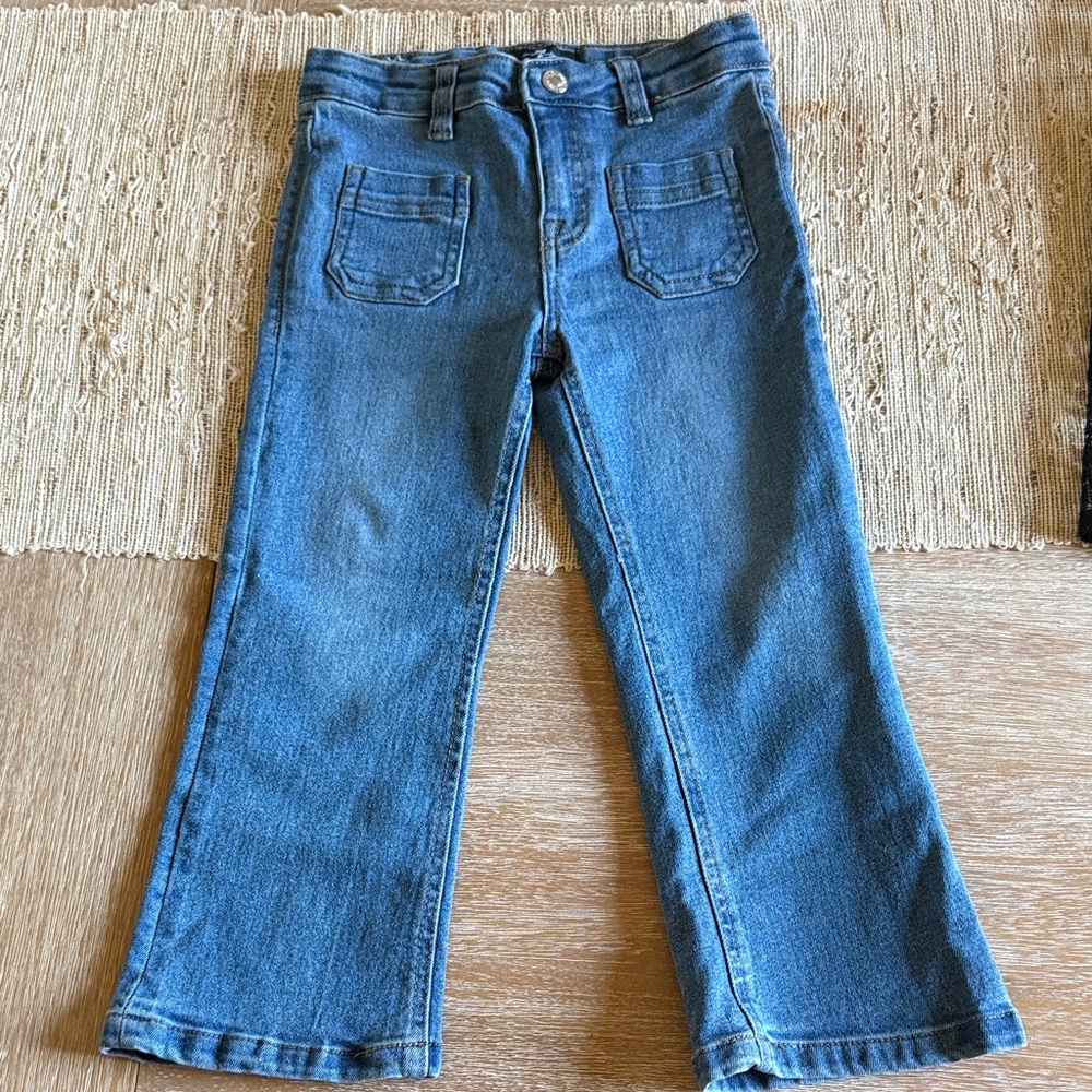 7 For All Mankind Kids Blue Denim Jeans